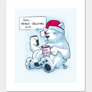 Christmas Bear Posters and Art